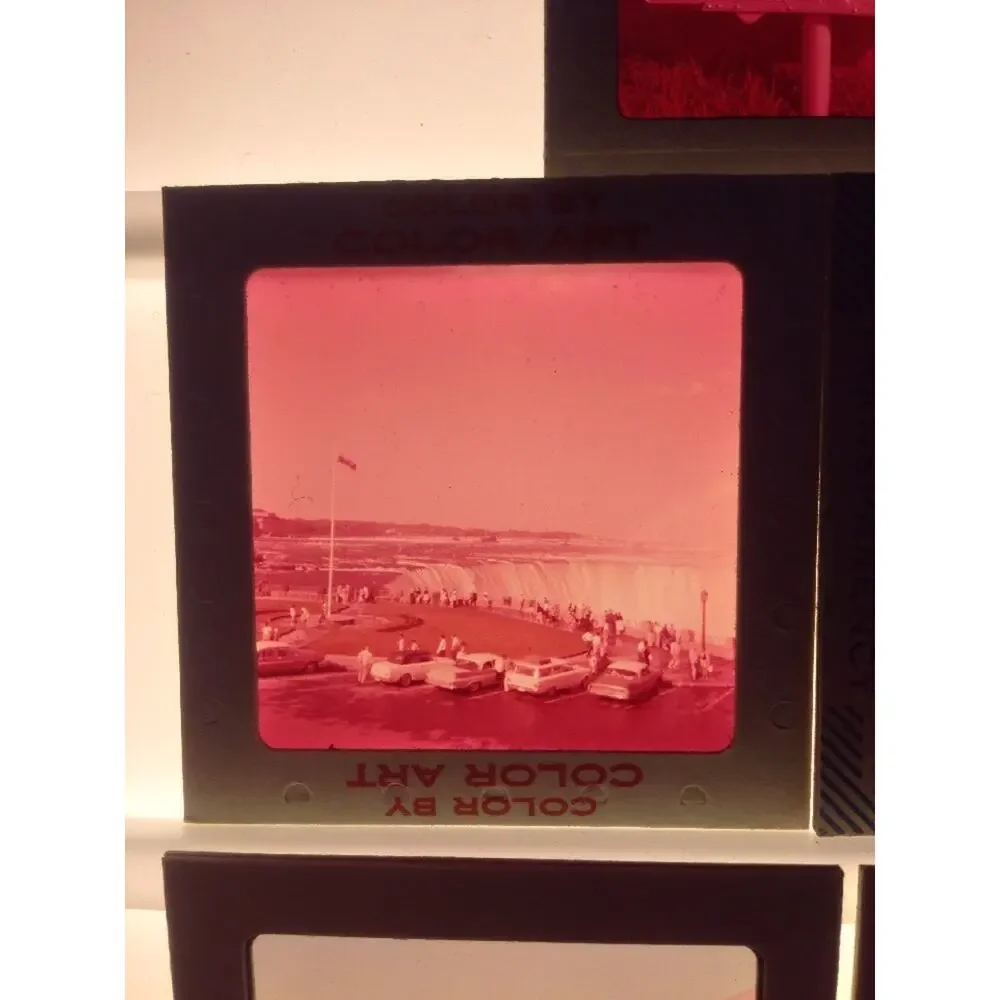 Lot 5 Vtg Family Travel Vacation Cardiff Hill Ektachrome Photos Color Art Slides